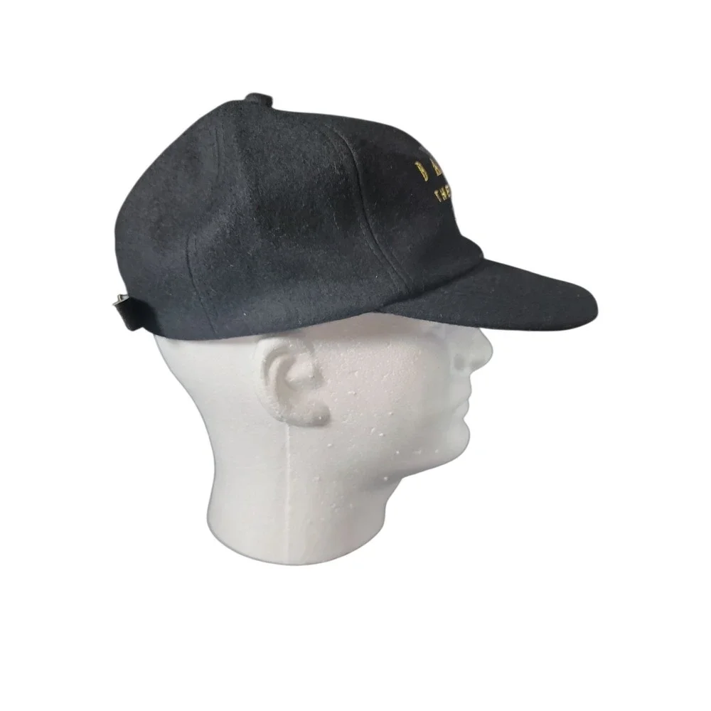 Dorfman Pacific Black Wool Hat Barbra The Concert 1994 Streisand 90s Adjustable